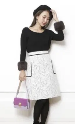 アプワイザーリッシェ　レースボンディングミニスカート