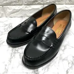 美品✨HARVAR❣️ローファー 黒 23.5cm レディース 通勤 通学