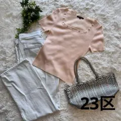 【美品】23区　サマーセーター　サマーニットのサムネイル