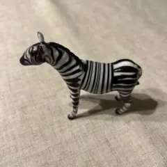 しまうま　ガラス置物　値下げ