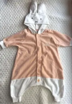 ミッフィー　フリースロンパース　80サイズ