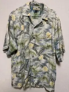 Tommy Bahama 100% Silk アロハシャツ M
