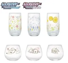 ［J5］ポケモン 一番くじH賞 グラス 6個セット ゆらゆらグラス