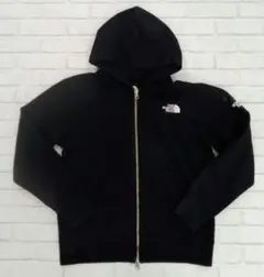 E990　ザノースフェイス　スクエアロゴ　フルジップパーカー　黒　Sサイズ