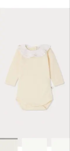 新品タグ付き　bonpoint フリル襟ロンパース 24M