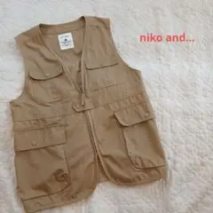 niko and... ベージュ ベスト