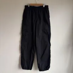 UNIQLO ユニクロ　レディースカーゴパンツ　ワークパンツ　綿混　薄手M 黒