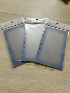 【クーリア正規品】とうめいシールシート3つセット ブルー