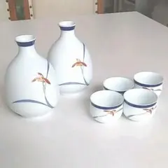 【香蘭社酒器セットオーキッドレースホワイト〕新品未使用