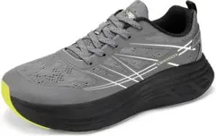 【新品】26.0cm ランニングシューズ 軽量 幅広 通気性 スニーカー 黒