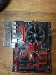 ASUSマザーボード＋i7 7700 cpuセット