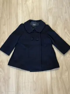 【COMME CA ISM】ネイビー コート 90cm