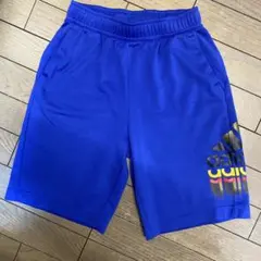 adidas ハーフパンツ130 青色　キッズ