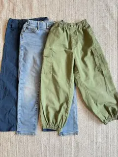 120cm パンツまとめ売り　ユニクロ　ワークマン　西松屋