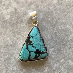 天然石ターコイズのペンダントトップ
