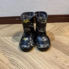 キッズ レインブーツ 長靴 星柄
