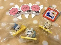 松屋　ちいかわ　ハチワレ　モモンガ　ラッコ　古本屋　フィギュア　パズル