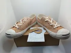 c*k様 新品コンバースジャックパーセル本革レザースエードナチュラルベージュ26