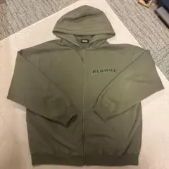 XLARGE オリーブ色 パーカー xl