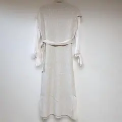 GRL グレイル　ニットワンピース ロング丈 長袖 ベルト付き