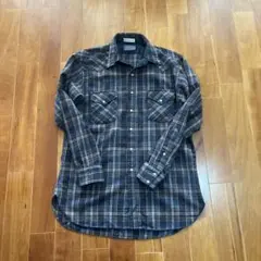 ペンドルトン オンブレ チェックウエスタンシャツ70s USA製