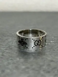 【GUCCI】【美品】リング/指輪 24号 シルバー925 GUCCI リング 指輪 メンズ レディース シルバー925 グッチ 誕生