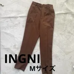 INGNI レディースパンツ　スラックス　茶色　M きれいめ