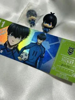 ブルーロック 潔世一3点セット ホログラム加工チケット＆ミニフィギュア付き