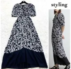 新品タグ付き♡ styling/ スタイリング フラワープリント ワンピース