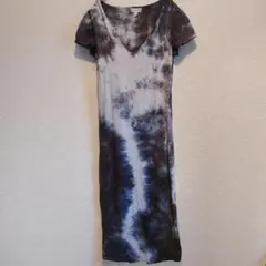 レア✨️See You Monday タイダイ Vネック XL ロングワンピース