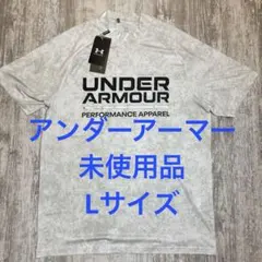 アンダーアーマー　ゴルフウェア　半袖モックネック　Lサイズ　ホワイト