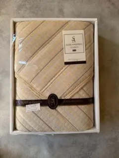 新品・長期保管】LANCEL ランセル シルク混 肌掛けふとん 140×190