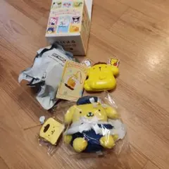ポムポムプリン ぬいぐるみ、POPMart、1番くじセット