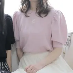 Areeam マリー ボリュームスリーブニットプルオーバーのサムネイル