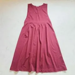 bi abbey days　ロングジャンパースカート　ワンピース　タック　ＬＬ