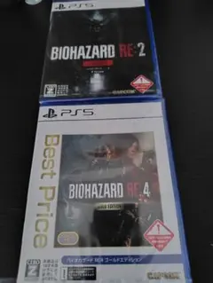 PS5バイオハザードRE2Zバージョン&バイオハザードRE4ゴールドエディション