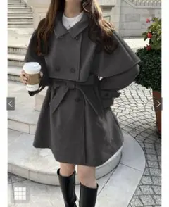 GRL ze782 2wayケープセットコート