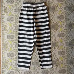 cookman ボーダー シェフパンツ M