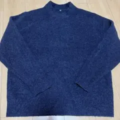 UNIQLO 長袖ニット ブルー XL