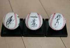 千葉ロッテマリーンズ荻野貴司選手投げ入れサインボールボブルヘッドセット 千葉ロッテマリーンズ 荻野貴司 直筆サインボール 投げ入れ