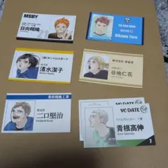 ハイキュー！！　キャラクター名刺風カードセット