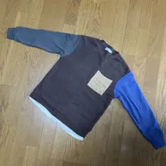 THE SHOP DK カラーブロック ポケット付き トレーナー140センチ