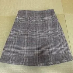 PAGEBOYチェック柄 ミニスカート