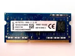 保証付 Kingston PC3L-12800S 4GB SODIMM #152のサムネイル