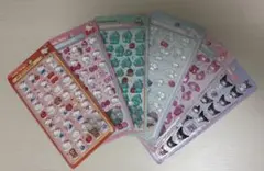 【新品未使用】サンリオ　ボンボンドロップシール　6枚セット　まとめ売り