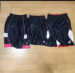 バスケットボールズボン アシックス3枚セット 左、真ん中140cm　右160cm