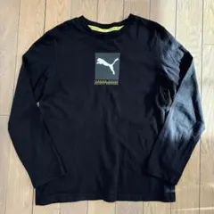 PUMA ブラック 長袖カットソー140センチ