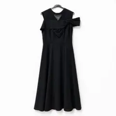 新品タグ付 RireFete SCOTCLUBフォーマルドレス黒38ロング
