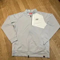 new balance golf ジャケット ライトグレー
