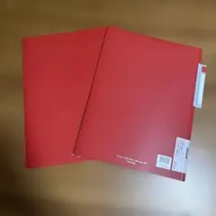 LIHIT LAB. クリアブック 2冊セット レッドのサムネイル